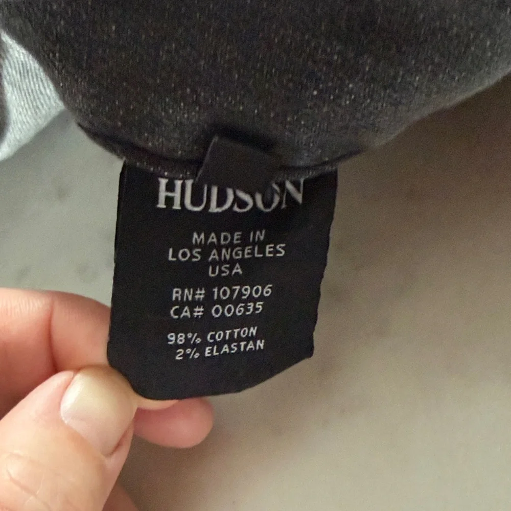 Hudson Jeans Men's Charcoal Straight Jeans - Picture 4 of 5